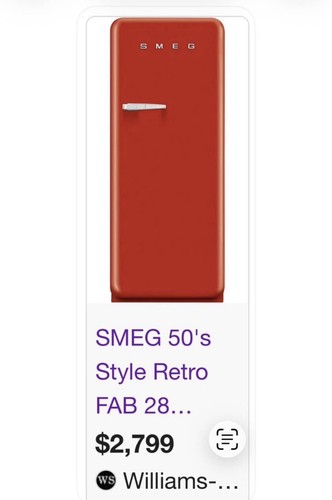Smeg cherry red - smeg,